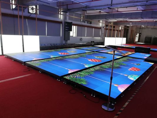 Vollfarbiges Indoor Video LED HD Tanzboden mit 3 Jahren Garantie