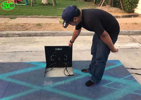 Innen-Außen-P4.81 Vollfarb-LED-Tanzboden-Panel 1000x500mm 3-Jahres-Garantie