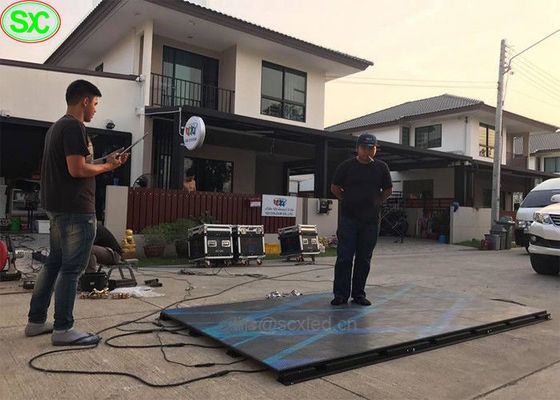 Indoor 4,81 mm Pixelabstand LED-Tanzflächen-Panel 500x500 mm IP65 wasserdicht