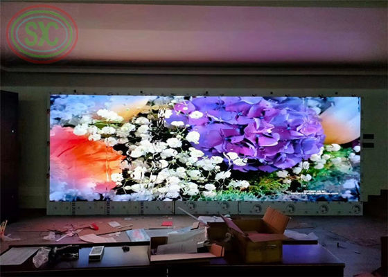 Niedriger Verbrauch in Innenräumen LED-Wand P3, P3.91, P4.81 LED-Bildschirm für akademische Sitzungen