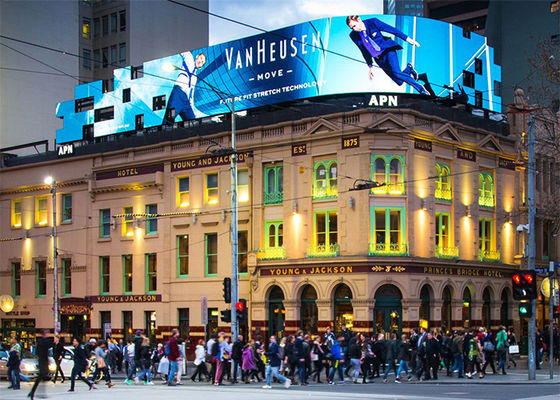 Außenwasserdicht Vollfarb-P8 Led-Display 8mm Pixel 5000cd/m2 Helligkeit