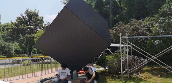 Indoor Outdoor 6 Seiten Smd3535 2000nits Kubus LED Videowand P3.91mm Für DJ Bühne