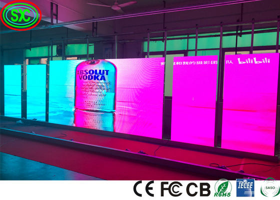1R1G1B P3.91 P4.81 Led-Bühnenvorhangschirm 300w/M2 3840hz Led-Bühnenvorhangschirm