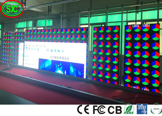 1R1G1B P3.91 P4.81 Led-Bühnenvorhangschirm 300w/M2 3840hz Led-Bühnenvorhangschirm