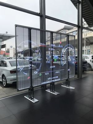 1R1G1B Transparenter LED-TV-Bildschirm 1000mmx1000mm Gehäuse Größe