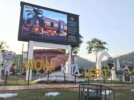 Hoch-Auflösung Outdoor WLAN Doppelseitige Led-Schild P6 Front-Service Led-Billboard