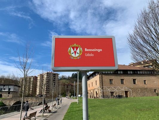 Hoch-Auflösung Outdoor WLAN Doppelseitige Led-Schild P6 Front-Service Led-Billboard