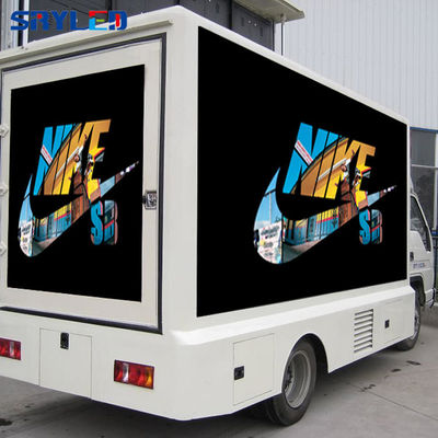 Outdoor-P6 Werbung Mobil-LED-Bildschirm Wasserdichtes Fahrzeug/Van/LKW-Bildschild mit LED