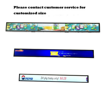 Neues Produkt Kleines Pixel-Pitch COB Regalbildschirm P1.87 In Supermarkten/Clubs/Läden eingesetzt