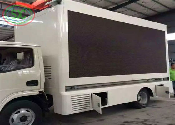 FCC-ISO DES CER-ROHS LED-Anzeigen-bewegliche Digital-Anschlagtafel LKW tauscht bewegliche geführten mobilen digitalen Werbeschildanhänger