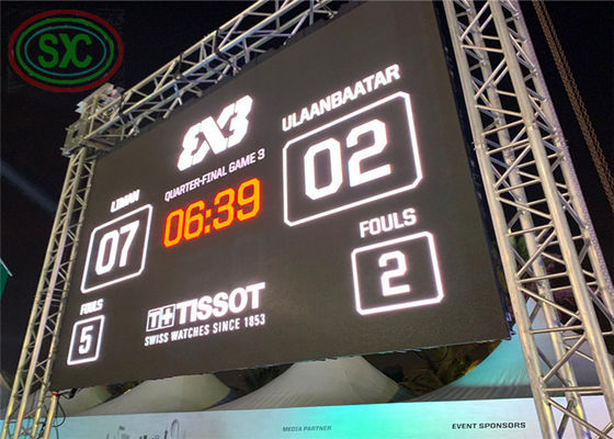 Miet-LED-Display mit einem Pixelabstand von 6 Millimetern und einer Pixelkonfiguration von 1R1G1B, das scharfe und lebendige Bilder liefert