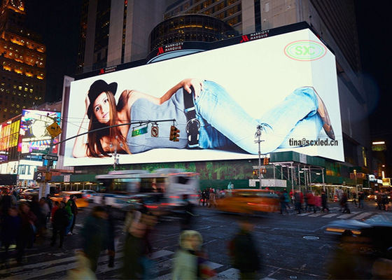 Outdoor Hochhelligkeit Vollfarbe P10 Werbung LED-Display Bildschirmpanele Werbetafeln