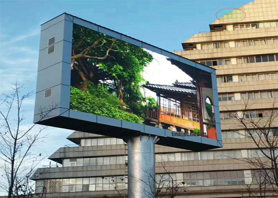 5000 cd/qm Hohe Helligkeit Außen-Full-Colour-Wasserdichte LED-Display-Bildschirm P6 LED-Werbetafeln