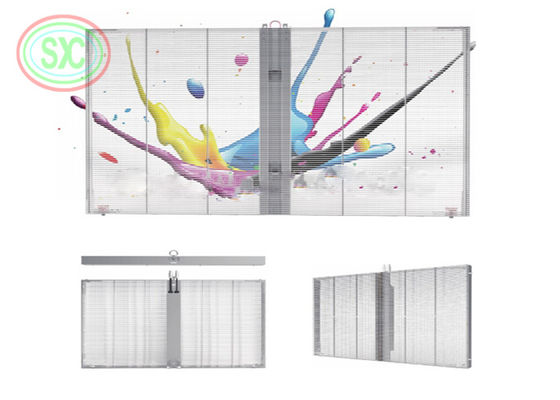 Transparenter LED-Bildschirm Ultra-Clear Großer Bühnenbildschirm Vollfarbe P3.91 Hochfrischungsrate 3840HZ