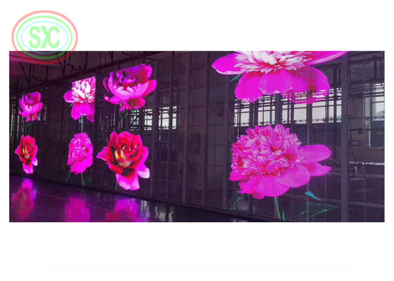 Guter Preis Farbenreiche transparente LED Vorhang-Anzeige P3.91 SMD für Fenster-Werbung Online