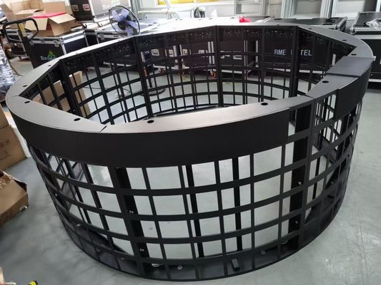 Innen- farbenreiches kreatives Innen-P2.5 weiches gebogenes Modul des Bildschirms LED-Anzeige 320x160mm LED