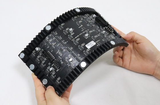 Innen- farbenreiches kreatives Innen-P2.5 weiches gebogenes Modul des Bildschirms LED-Anzeige 320x160mm LED