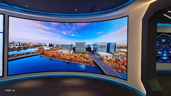 P4 Kurve LED Video Bildschirm Vorhang Flexible LED Display Modul in voller Farbe