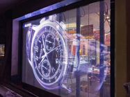 Heißer Verkaufs-Inneneinkaufszentrum-Aufzugs-Juweliergeschäft, das transparenten LED Schirm P3.91 annonciert