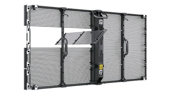 Vollfarbige P3.91mm-7.82mm Transparente Led-Bildschirme Hohe Helligkeit