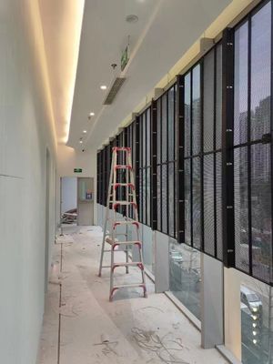 Vollfarbige P3.91mm-7.82mm Transparente Led-Bildschirme Hohe Helligkeit