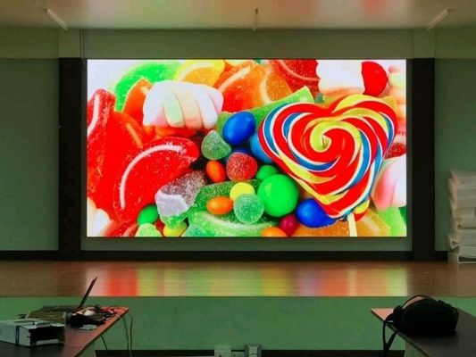 Innenraum Kleine Tonhöhe GOB HD Bühnenhintergrund Slim Led Display P2.5 Full Color Vermietung