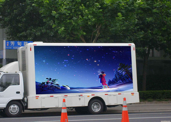 IP65 Video Digital Truck Montiert Led-Display in voller Farbe 10mm Pixel Pitch