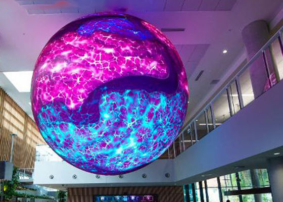 360° Outdoor Sphere LED Display 3,91 mm Pixelabstand 500x1000 mm