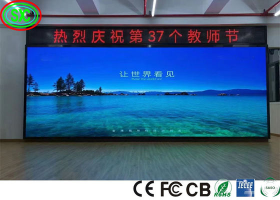IECEE Indoor Vollfarb-LED-Display 250W/M2 P3 P4 P5 P6 SASO Vollfarb-LED-Display