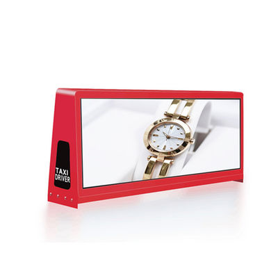 Outdoor Full Color P5 Led Display Autodach Werbezeichen Doppelseitiges Taxi-Top