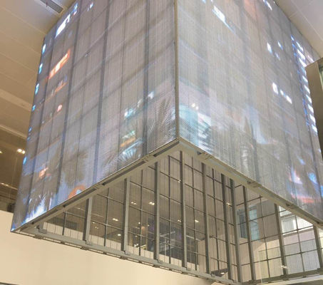 P3.91-7.82 Indoor Transparent Led Display Bildschirm SMD Vermietung Glasbildschirm Vollfarbe LED Bildschirm