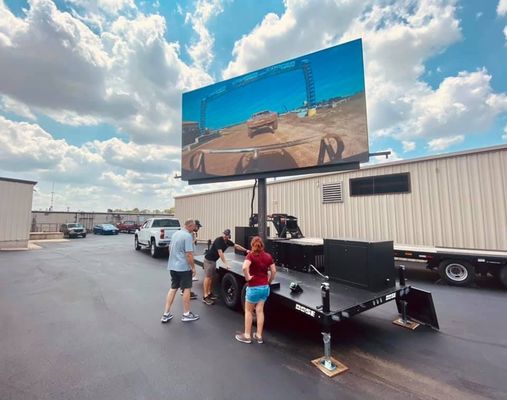 P6 Outdoor LED Display Panel 576x576mm IP65 Wasserdicht 5000cd/qm