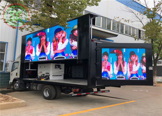 Outdoor-P6 Werbung Mobil-LED-Bildschirm Wasserdichtes Fahrzeug/Van/LKW-Bildschild mit LED
