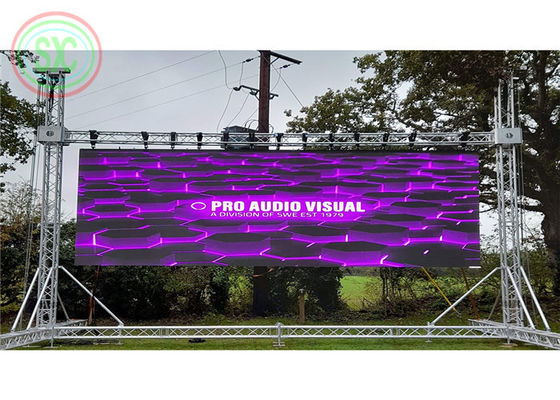 P10 Vollfarbe High Definition Fußballspiel Stadion Led Werbeplakate