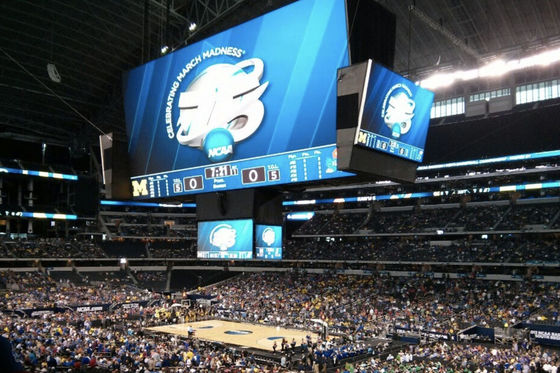 P10 Außen-LED-Werbetafeln Fußballstadion Led-Display Scoreboard-Bildschirm