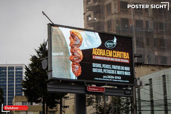 Leichtgewicht und Outdoor-Full-Colour-LED-Display P10 für Werbung und Veranstaltungen mit einfacher Struktur und hoher Helligkeit