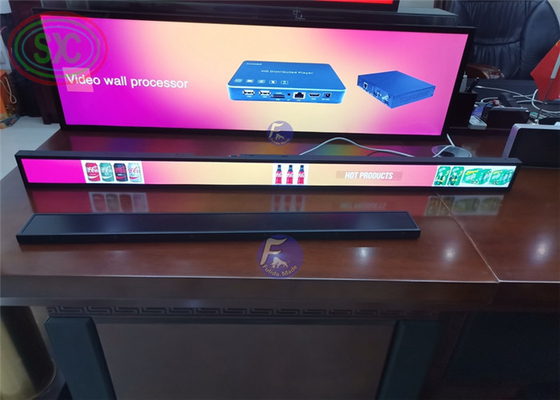 P1.875 LED Regal-Display 900x60mm 800cd/qm Indoor