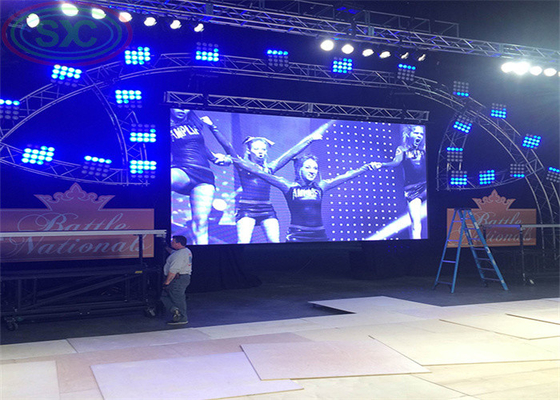 Vollfarbige LED-Streifenbildschirm für Innenräume P4 Vermietung LED-Wand-LED-Display für Hochzeitsveranstaltungen