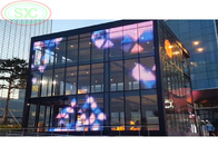 Einfache Wartung des farbenreichen Innen-transparenten Anzeigenvorhangs LED des LED-P3.91-7.82 Schirmes