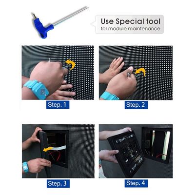 Guter Preis vorderer Service RGB 3 in 1 digitalem Bildschirm P3.91 der Werbung im Freien LED Online