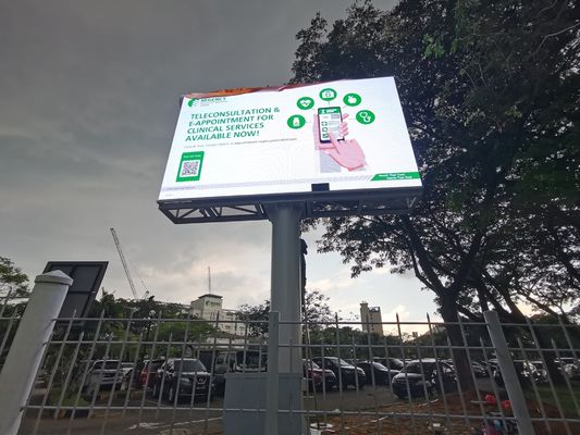 Outdoor Full Color LED Display P10 Festmodul mit hoher Helligkeit Wasserdicht IP65 Ideal für Werbeplakate und Sportstätten