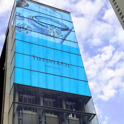 Transparente Anzeige Miete Installation Großer Blickwinkel P3.91 P4.81 2500 Nits LED-Bildschirm