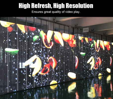 Wasserdichtes Transparentes LED-Bildschirm mit Element Led Transparentes Bildschirm und Schrank Gewicht 6,2 kg