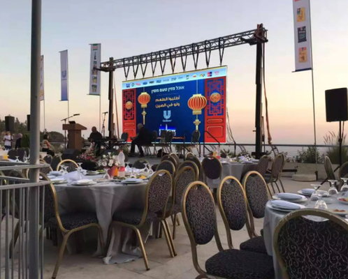 Outdoor HD P2.976 Led-Bildschirm Vermietung Schränke Die Casting Aluminium 3840Hz Vollfarb-LED-Display