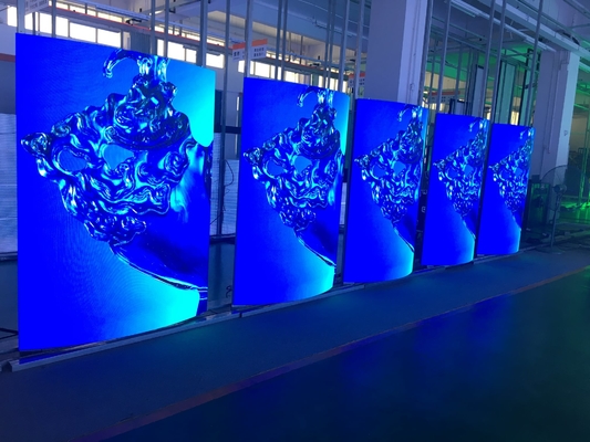Innenraumlösungen Vollfarb-LED-Display Bildschirm P4 Wandmontage LED Video Wandplatte