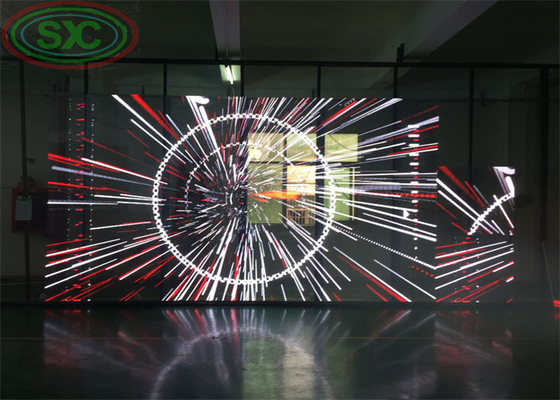 P3.91mm-7.82mm Transparente LED-Bildschirmplatten hohe Helligkeit Vollfarbe