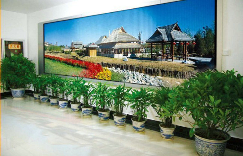 Flexible farbenreiche LED-Innenanzeige, leichte P4 geführte Vorhang-Anzeige SMD