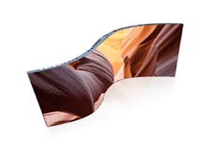 Intelligentes P3.91 kurvte Videowand-Anzeigen-weiche Module für zuhause