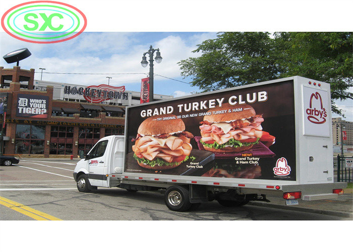 Refresh Frequency Mobile Truck LED Display 60Hz Bildrate für Grafiken