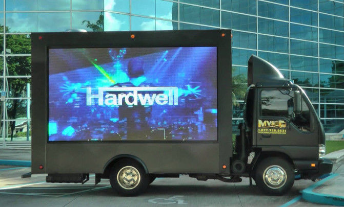 Hochhelligkeit Outdoor P4 LED Display Mobiler LED-Bildschirm IP65 1920Hz Innenraum Vollfarb-LED-Display